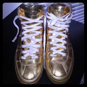 gold Jimmy Choo for men